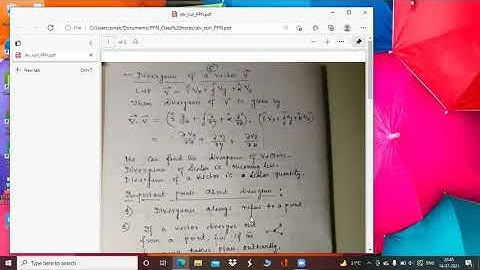 Physics | Vector Calculus |  Lecture 5 |  Dr.  Pinak Pani  Nath