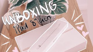 Apple iPad 8th gen Unboxing and Set up | Apple Pen Unboxing