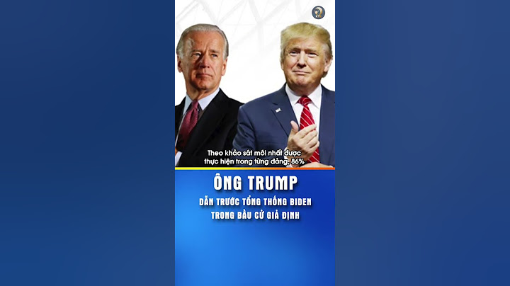Ông Trump dẫn trước Tổng thống Biden trong bầu cử giả định - KHOẺ TỰ NHIÊN