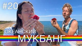 ЗАВТРАК У ОКЕАНА | мукбанг с круассанами и тарталеткой | пекарня и рынок | гей пара из Канады