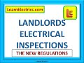 LANDLORDS ELECTRICAL INSPECTIONS