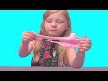 Розовый слайм  из Китая. Обзор покупного слайма. Slime. Видео для детей. Video for kids.