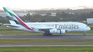 (New Livery) | Emirates Airbus A380-861 [A6-EOE] | Landing at Brisbane Airport