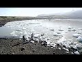 Fjallsarlon glacier bay  iceland