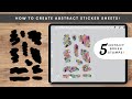 Procreate Sticker Tutorial // Create Abstract Planner Stickers on iPad using Procreate Brushes