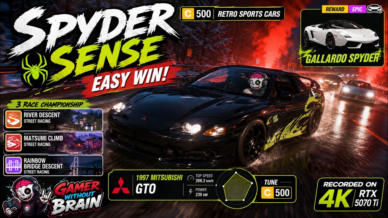 トップス forza.matumoto20 Forza Horizon 6 Spyder Sense Championship | C500 Mitsubishi GTO
