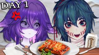 【COOKATHON】Day 1, Were making Glazed Salmon With Megalodon! Its like were eating her || #omivt