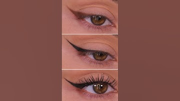 Tutorial voor een 3-staps winged liner | Shonagh Scott #shorts