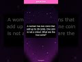 🧠 Brain Trap: A woman has two coins that add up to 30 cents. One coin is n... #Shorts