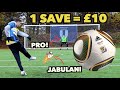 I Gave a PRO Keeper £10 for EVERY Shot he Saves from a Jabulani