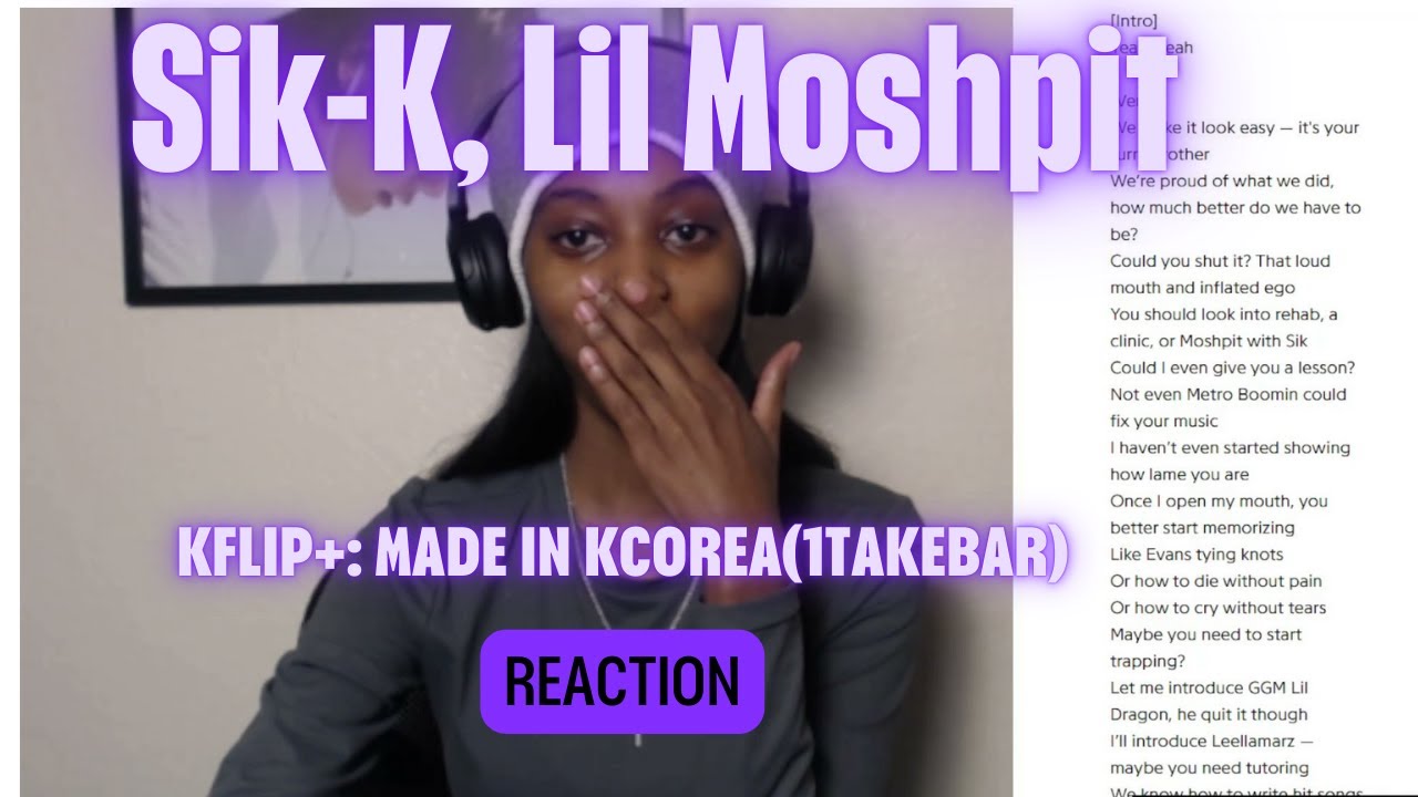 Sik-K, Lil Moshpit - MADE IN KCOREA (1TAKEBAR) | KFLIP+ w/ Genius English Translation REACTION