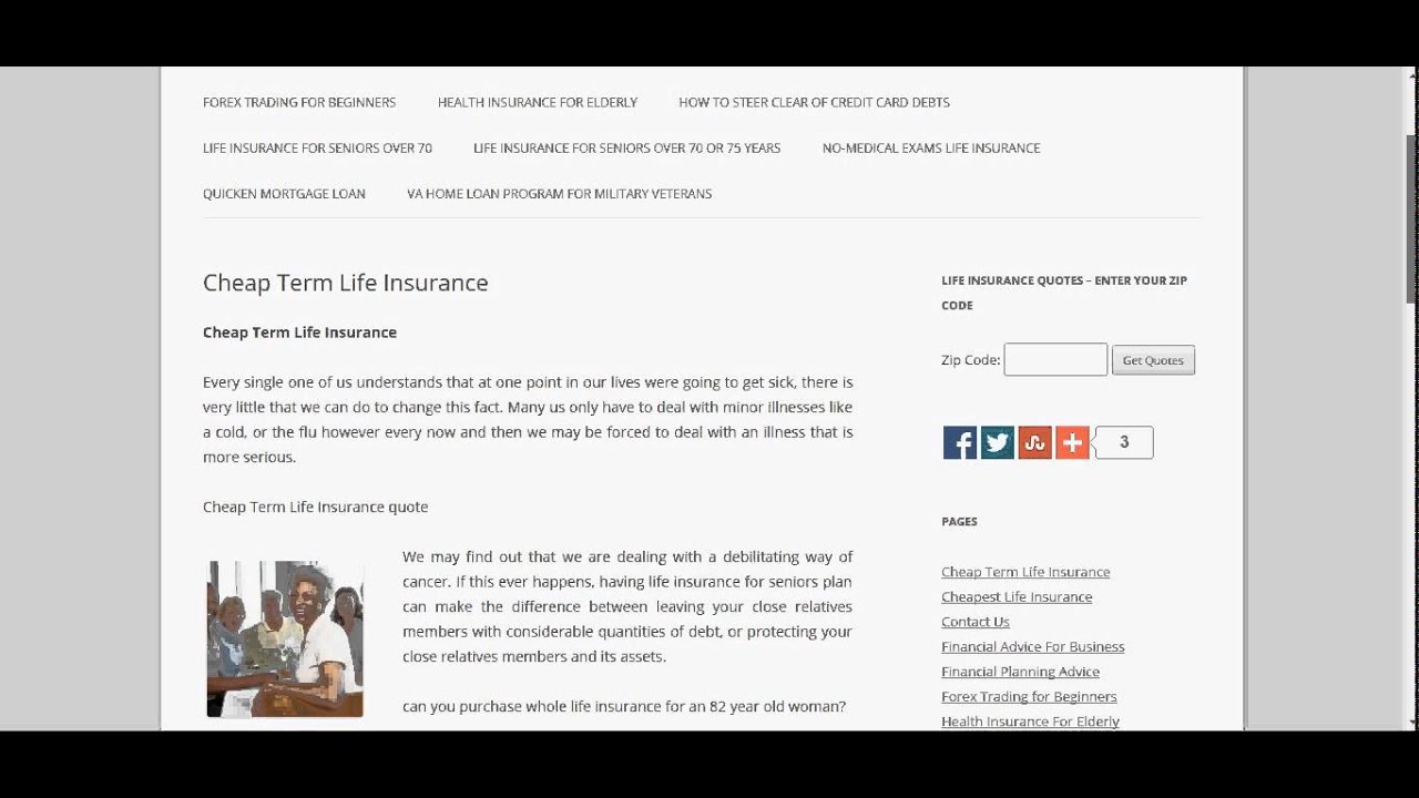 Is it good to buy term life insurance? - YouTube
