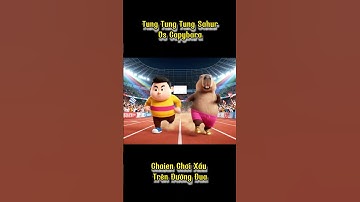Brainrot Tung Tung Tung Sahur vs Capybara and Chaien chạy đua