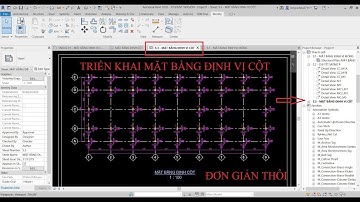 Bài 7 Triển khai mặt định vị cột với Revit 2020