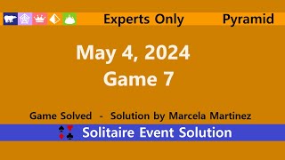 Experts Only Game #7 | May 4, 2024 Event | Pyramid