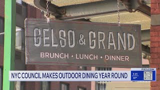 Year-round outdoor dining could return to NYC after council vote