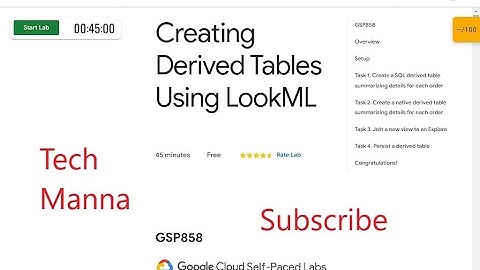 Creating Derived Tables Using LookML|| Full Solution | Qwiklabs Trivia October 2022