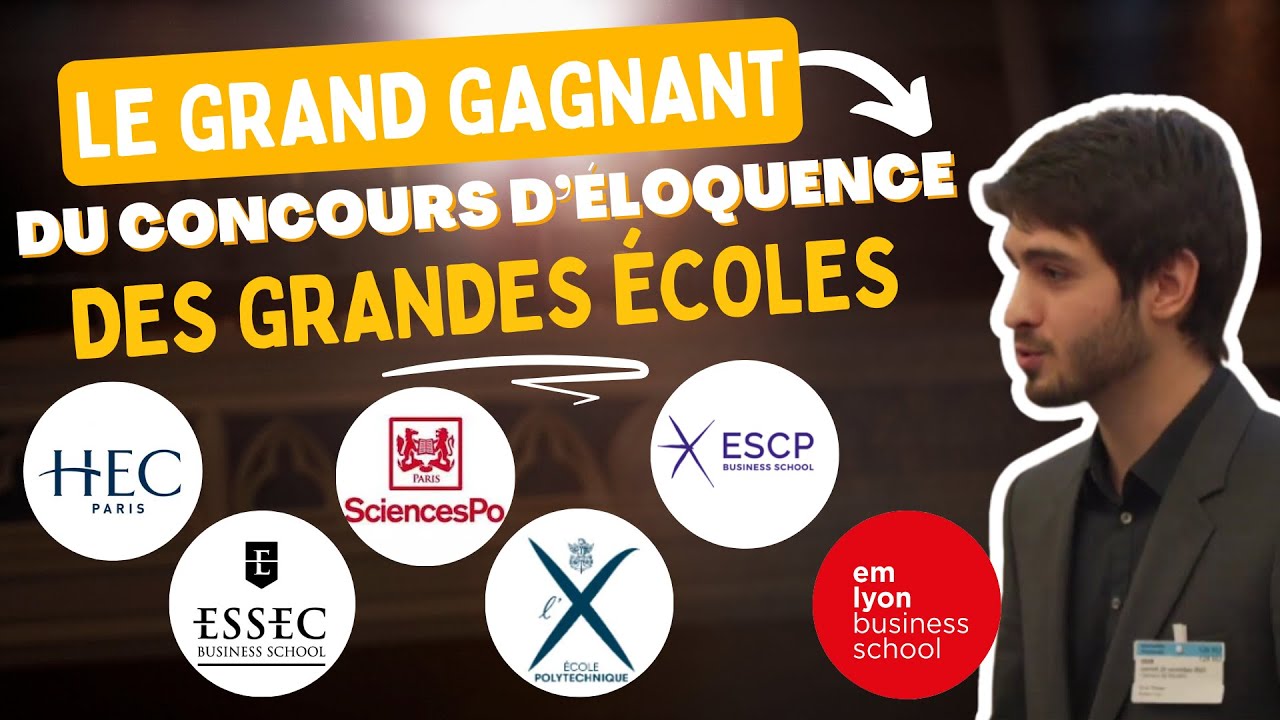 Il a gagné le CONCOURS D'ÉLOQUENCE des Grandes Ecoles ! - YouTube