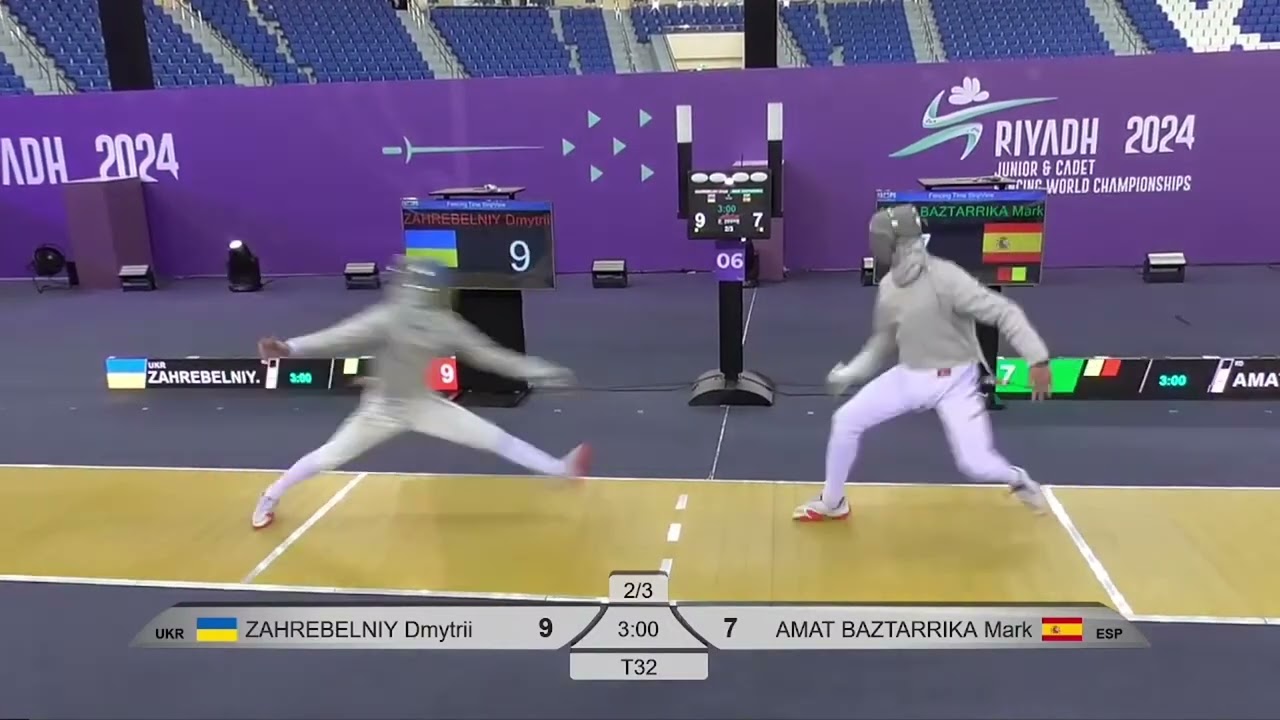 Riyadh World Championships 2024 CMS - L32 - Dmytrii Zahrebelniy UKR v Mark Amat Baztarrika ESP