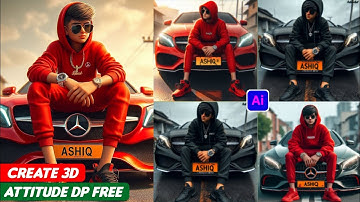 How to Create 3D AI Boys + Girls Attitude Images | Bing Image Creator Tutorial Urdu and Hindi