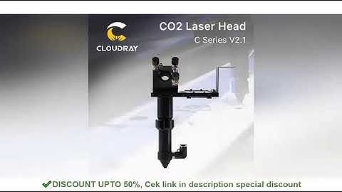 Cloudray C Series CO2 Laser Head Dia.18 FL38.1& Dia.20 FL50.8 / 63.5/101.6mm Mount for Laser Engravi