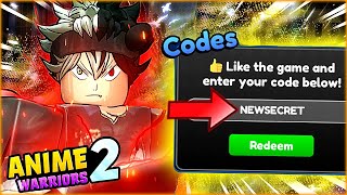 Update 10 Meteors NEW RARITY STANDS Code and More in Anime Warriors  Simulator 2 