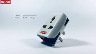 TRAFLIC | FOSSIL MULTI PLUG | 6 AMP MULTI PLUG | Traflic India