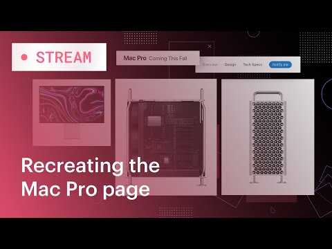 Recreating the Apple Mac Pro page layout in Webflow