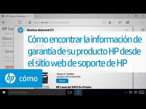 Cómo encontrar la información de garantía de su producto HP desde el sitio web de soporte de HP | HP