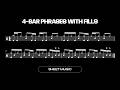 Improve Your Flow: 4 - Bar Phrases &amp; Fills Examples | Drum Sheet Music