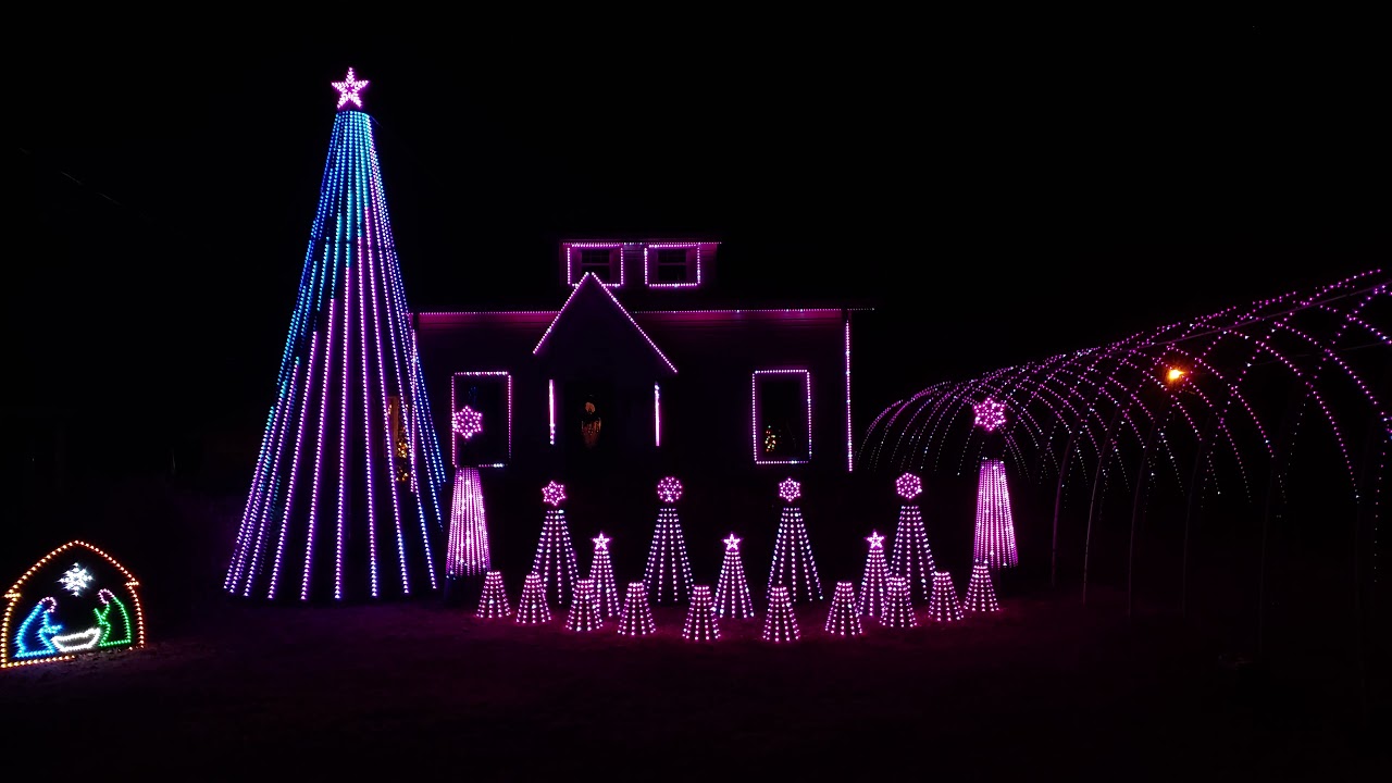 Booth Family Christmas Lights 2021: Mary Did You Know