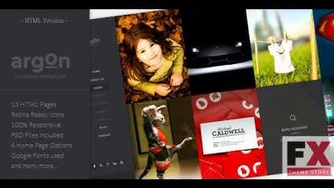 Preview Argon - Premium Creative HTML5 template TForest