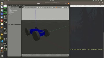 Differential Drive Robot with RealSense Depth Camera (Gazebo Simulation)