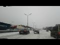 13.02.21 МКАД Беседы - Новокосино, пробка после снегопада