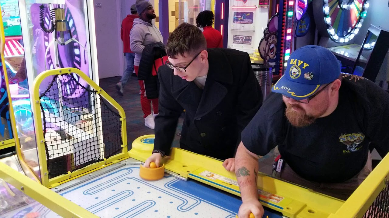 Extreme air hockey YouTube