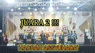 FESTIVAL HADRAH ALJIDURI 2023 | HADRAH ASSYUHADA' | JUARA 2