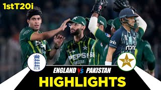 Pakistan vs England 1st T20 Highlights 2024 | PAK vs ENG 2024 | PAK vs ENG 1ST T20 Highlights 2024