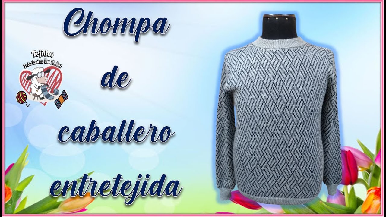 Chompa de Caballero Entretejida