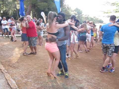 Rovinj salsa festival 2013, ⛱️ Paradiso beach party kizomba dance - 28.jun.2013, Croatia 🇭🇷