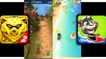 Spirit Run 2   Temple Zombie Vs Talking Tom Jetski