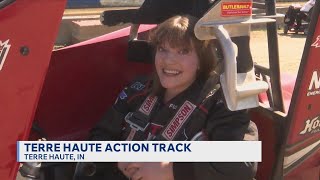 Our team experiences 110mph speeds in a sprint car