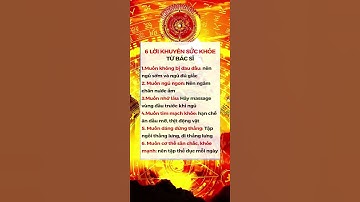 6 LỜI KHUYÊN TỪ BÁC SỸ |Kỹ Năng Sống Mỗi Ngày #shorts #shortsvideo #kynangsongmoingay #kynangmem