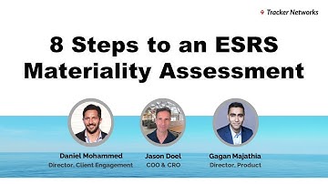 8 Steps to Conducting an ESRS Double Materiality Assessment