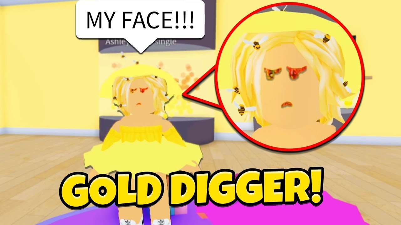 I Made Gold Diggers Wear New Custom Roblox Faces Youtube - custom roblox faces