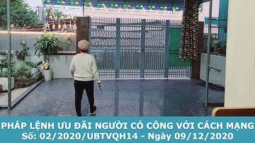 Pháp Lệnh Ưu Đãi Người Có Công Với Cách Mạng 2020 - Chương 5. QUẢN LÝ NHÀ NƯỚC VỀ ƯU ĐÃI