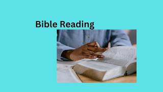 Bible Reading 2 Chronicles 5 to 7; Psalm 121; 1 Timothy 4