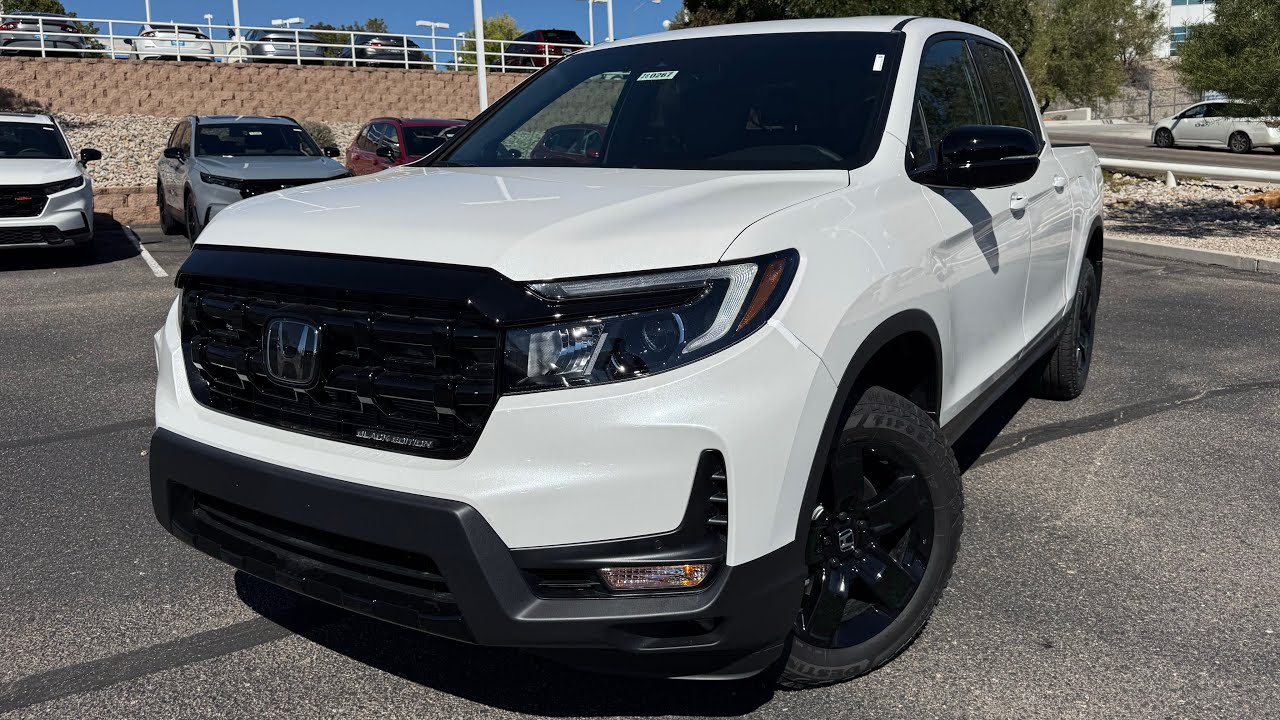 Honda Ridgeline Black Edition 2026 года — Platinum White Pearl — Обзор