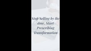 Stop selling GLP-1 by the dose. Start prescribing a transformation. #shorts