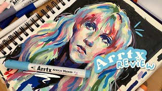 Trying Arrtx Acrylic Paint Markers! 🎨 First Impressions and Review