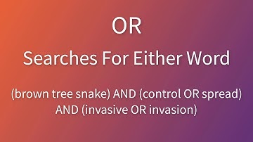 Introduction to Library Databases - Searching With Keywords